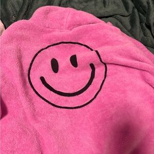 Pink Smiley Face House Coat